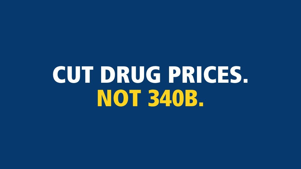 340BHealth's tweet photo. We agree with @POTUS that it's vital to lower #prescriptiondrug costs, but we should not cut #340B. The program at no cost to taxpayers allows nonprofit hospitals to stretch their resources to serve more low-income and rural patients. https://t.co/LK3RJUTYCN #SOTU #Protect340B https://t.co/gziQCgceoC