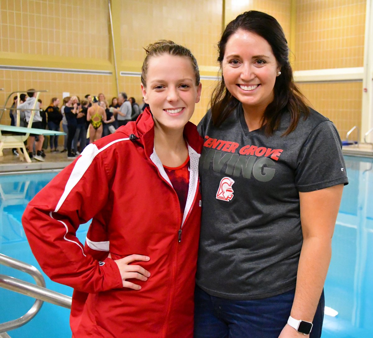 CGSportsNetwork's tweet photo. CG Diver Kenzie Mills is going to State!        Kenzie placed 4th in the Bloomington North Regional, less than a point from 3rd place. Congrats Kenzie &amp; good luck at State on Saturday! @CGAC_TrojanSwim https://t.co/GYpuK8U4Nq