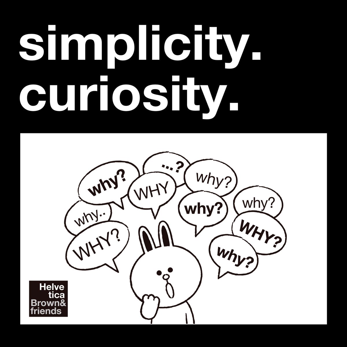 Line Friends Japan Auf Twitter コニーとhelveticaと共に今この瞬間を楽しみましょう Linefriends Helvetica Cony Design Story