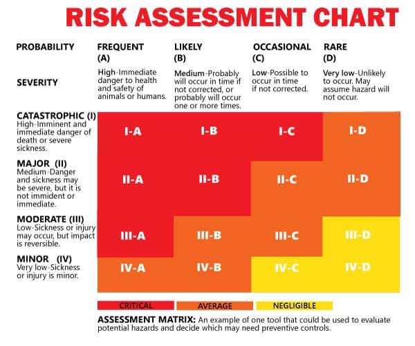 Risk Assessment Chart Examples