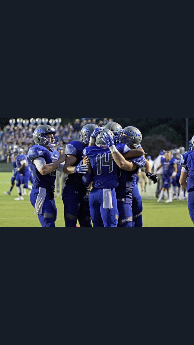 Ready to continue my football career <a href="/cnu_football/">CNU Football</a> 💙Committed