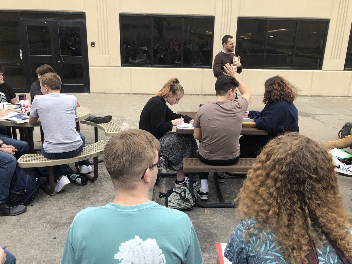 jadaxxnicole's tweet photo. the weather was so nice yesterday, we had class outside!! #thisisocc https://t.co/is79GAQDQU