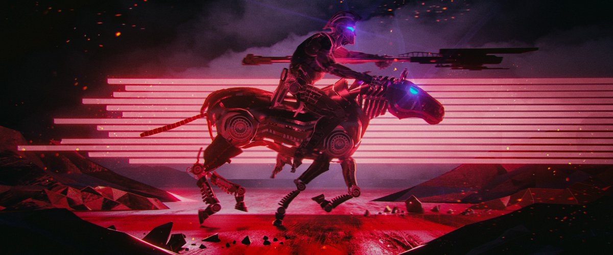 beeple's tweet photo. #everyday #cinema4d - TROJAN HORSE https://t.co/XnDDlt9F2b