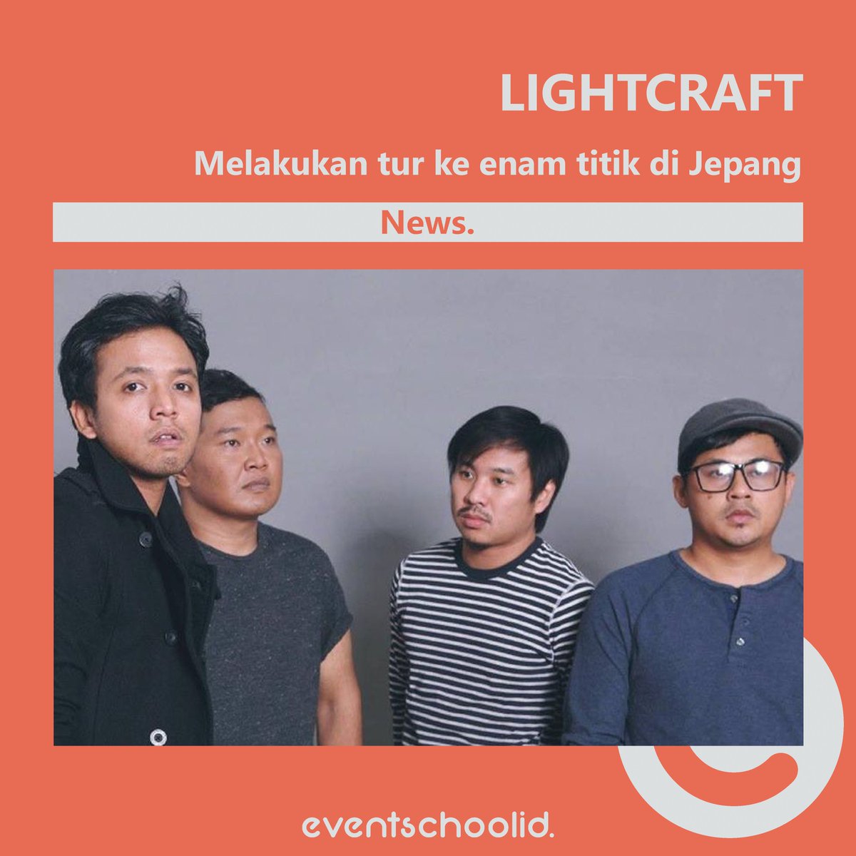 Setelah merilis single “Home” yang akan dijadikan sebagai album ke-3 nya, <a href="/lightcraftmusic/">lightcraft</a> akan melalukan tur 6 tempat di Negara jepang untuk pertama kalinya. mereka juga akan tampil di festival musik Sakurazaka Asylum 2019.
