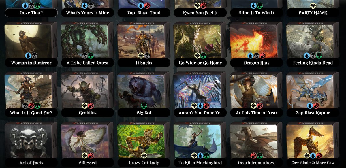 coL_Amazonian's tweet photo. If you're going to be in the Mythic Invitational at PAX East, I would like to offer you my decknaming prowess.  If you have a deck, and you want it named, I will name it.

The Magic community shouldn't have to suffer from decks being named no more than a color and an archetype! https://t.co/LByhKosQDM