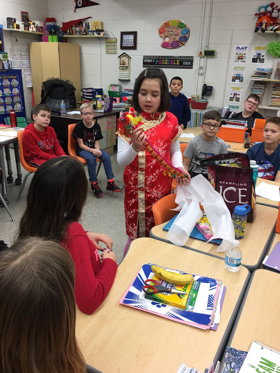 Chinese New Year 2019–Year of the pig!  Alexandra Burpee shares her family traditions with our class.