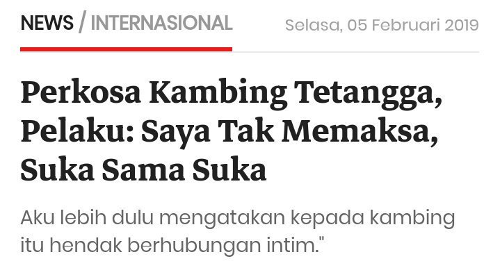 🐐: "Kandang kosong nih.."

🏃: "OTW"