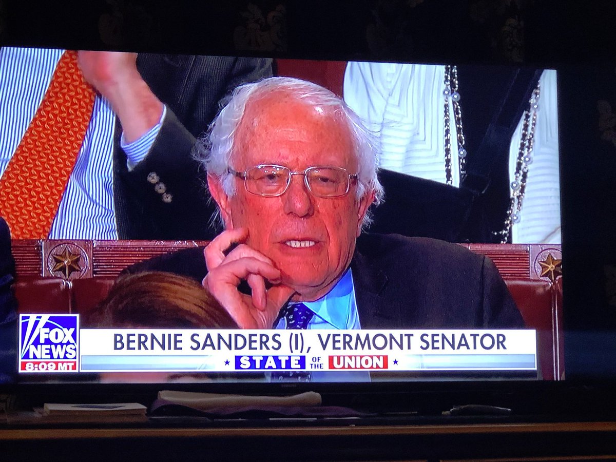 semtechSA's tweet image. Bernie Sanders head almost exploding is the highlight of my night