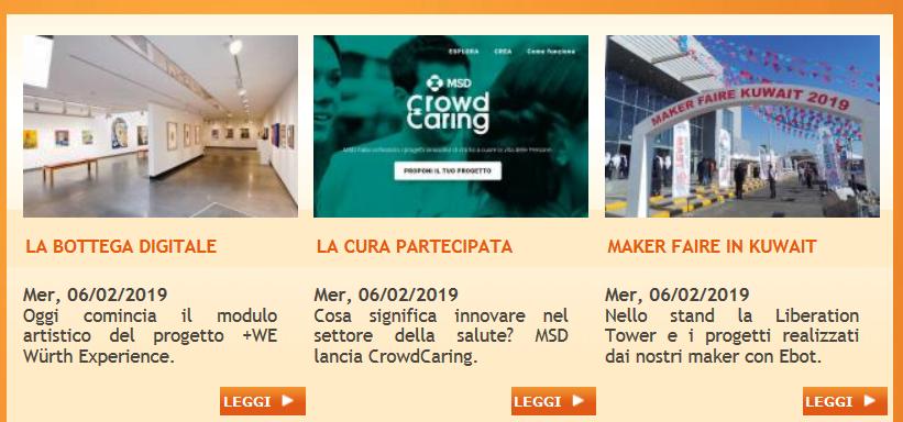 fmdigitale's tweet photo. Buongiorno da @fmdigitale! Oggi in primo piano su https://t.co/8CaUF282G5 mini reportage da #KuwaitMakerFaire, moduli artistici del progetto #WurthExperience con l'artista @PaoloScoppola e la nuova iniziativa di @msdsalute, il #crowdfunding che diventa #crowdcaring #digitalhealth https://t.co/aMHmReQAMV