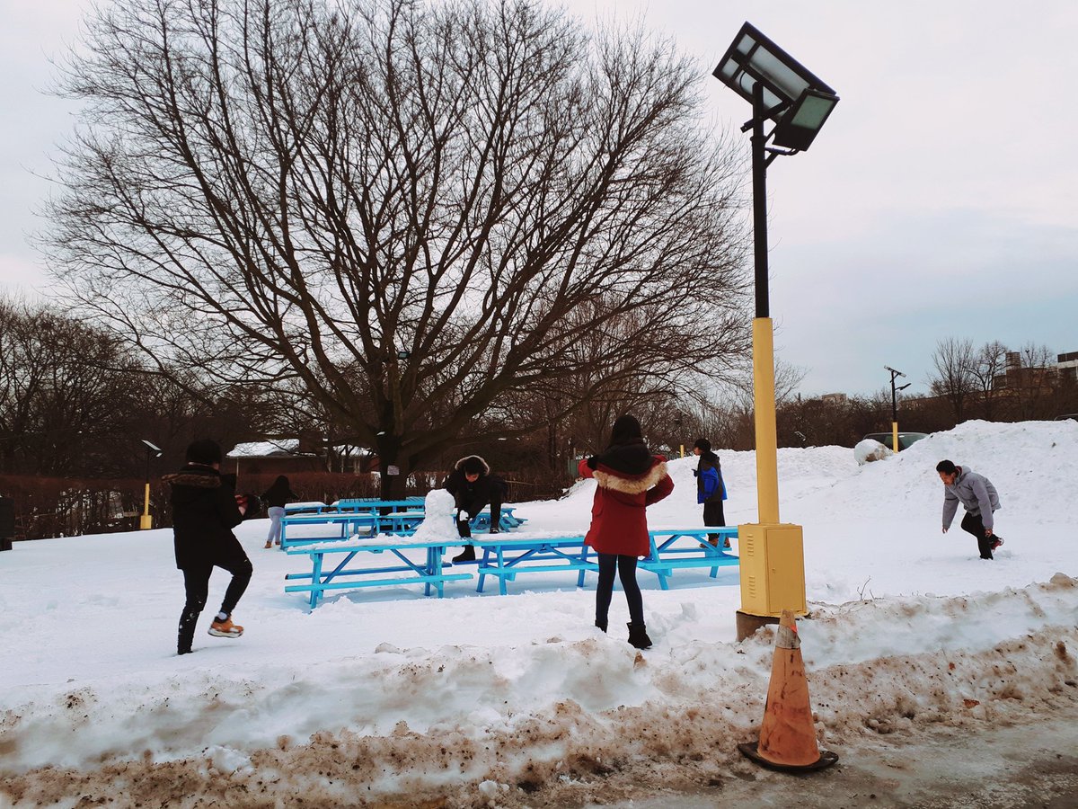 mia_tno's tweet photo. Stay tuned for more Sunday activities! @TNOtoronto 

(Left: Exam Strategies Workshop ft. an UNO activity. Right: Snowball fight ⛄) https://t.co/ilHxgka4yH