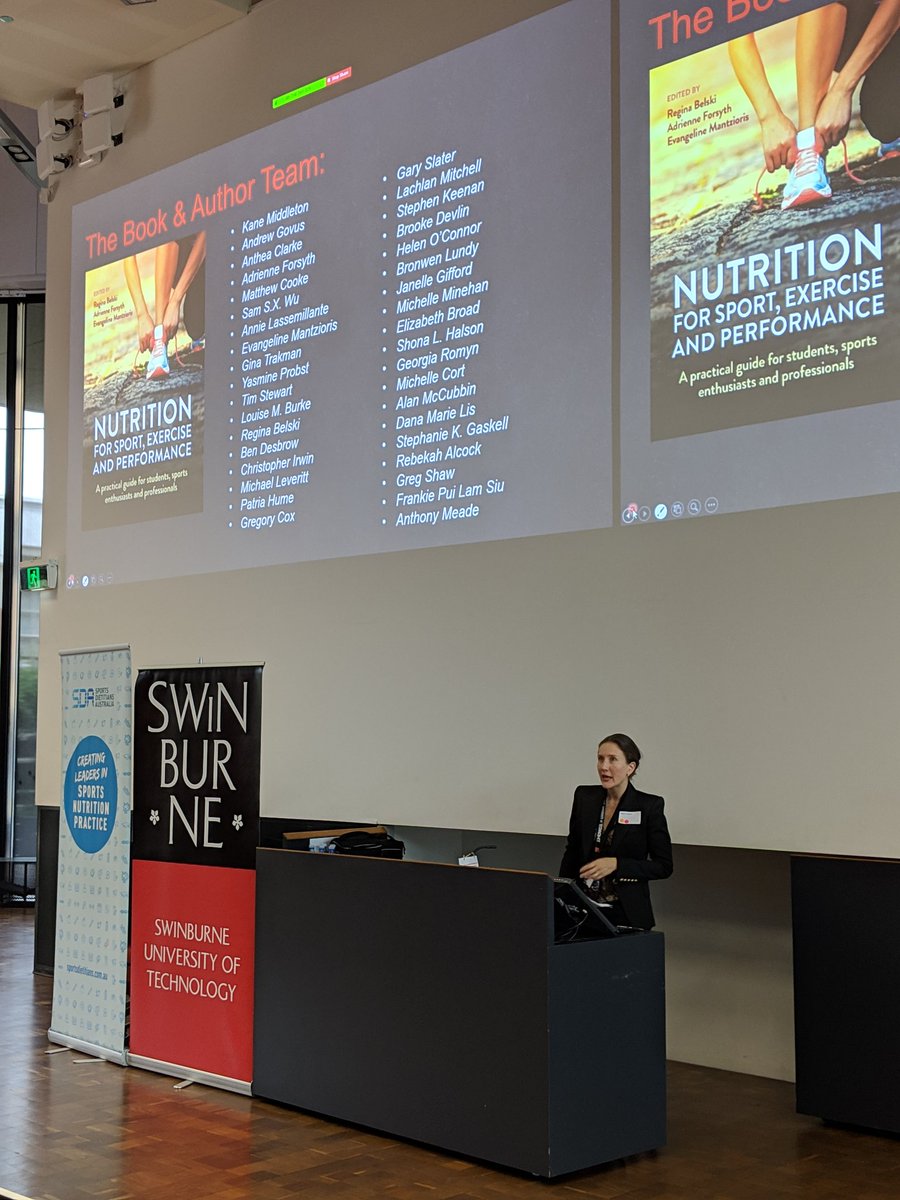 Book launch of Nutrition for Sport, Exercise and Performance <a href="/Swinburne/">Swinburne University of Technology</a> now  #swindietetics @Eatsclusive
