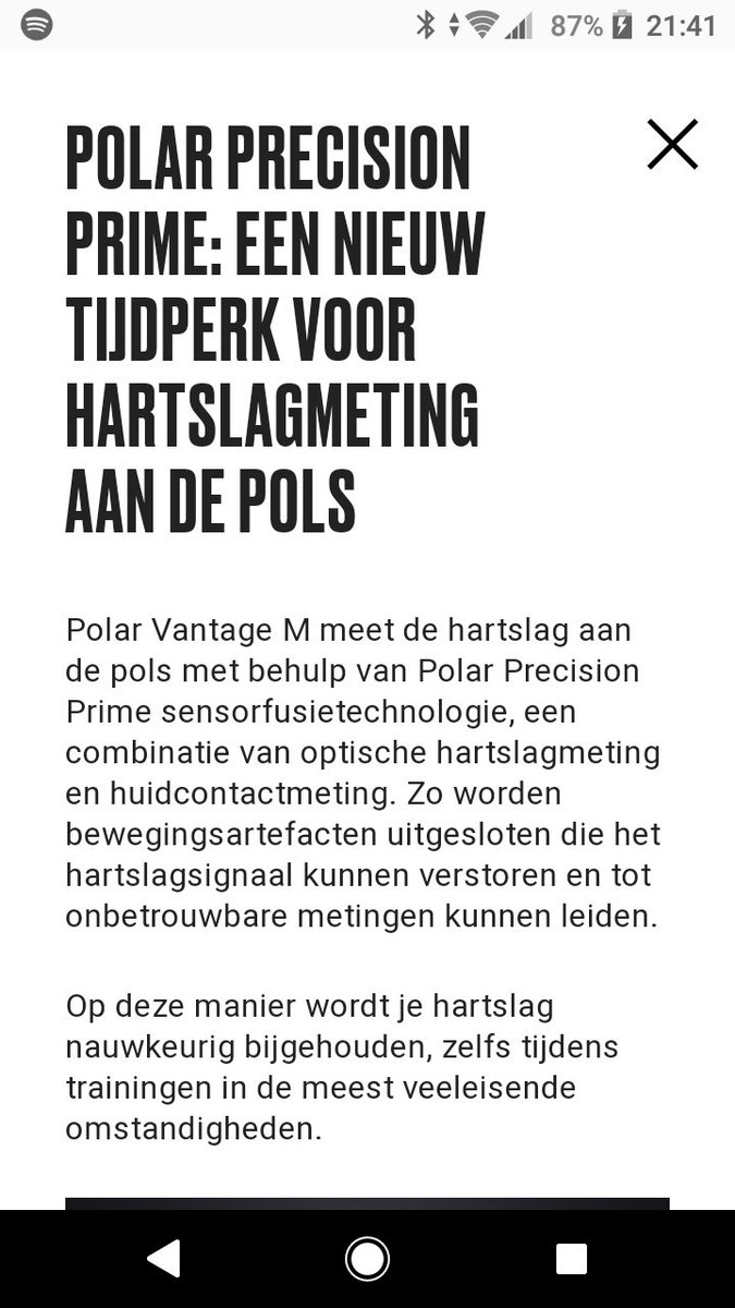 2/2 echt ontevreden over jullie product. Als het niet goed functioneert maak er dan ook geen misleidende reclame voor. Benieuwd naar jullie reactie. (PS: nee, het horloge kan echt niet strakker om de pols. ..) #polar #vantage #fail <a href="/PolarBenelux/">Polar Benelux</a>