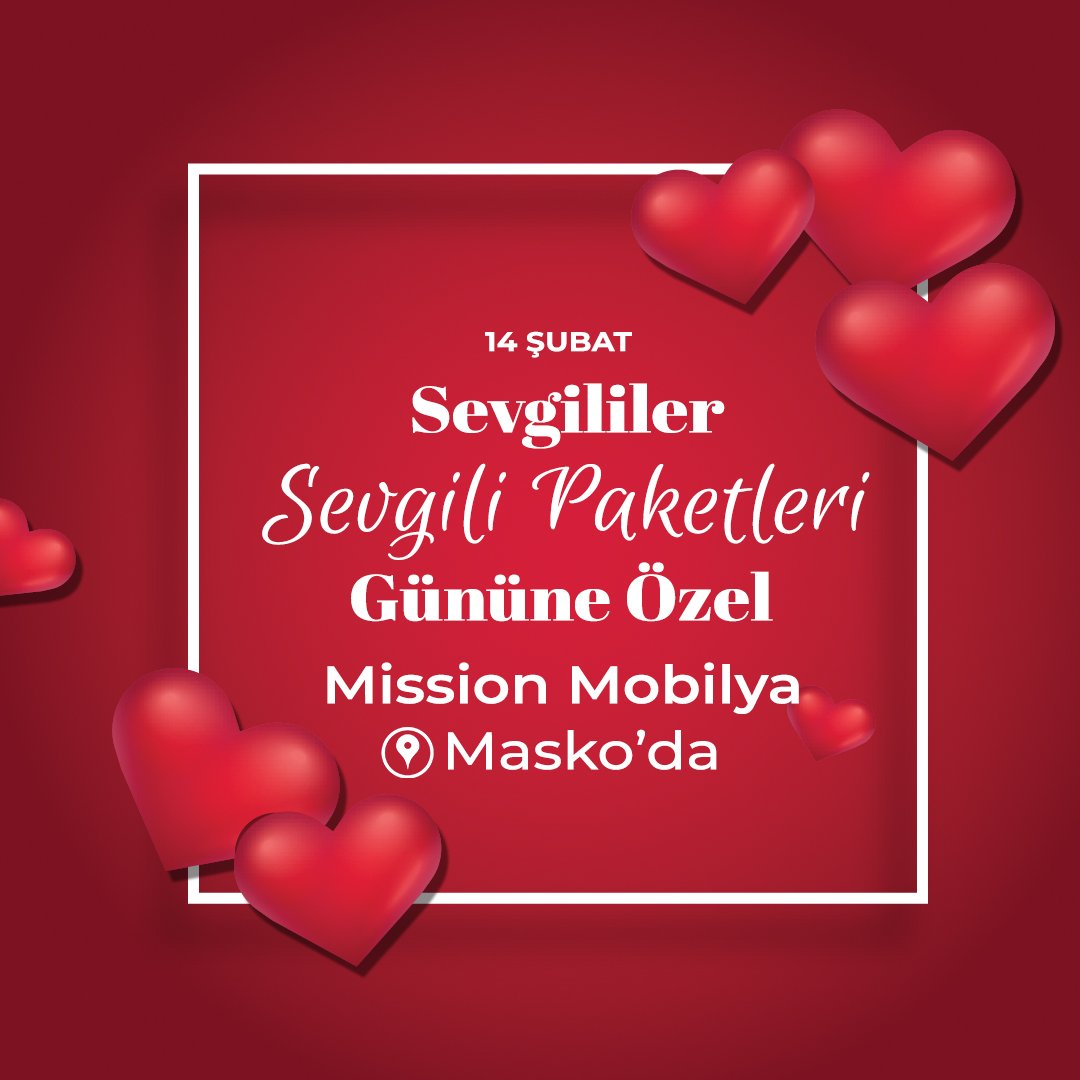 Sevgililer gününe özel sevgili paketleri, şık ve modern mobilyalar ve daha fazlası missionmobilya.com 'da. Hemen alın fırsatları kaçırmayın. 💗💗💗
.

#missionmobilya #mobilya #furniture #yatakodası #yemekodası #ünite #design #sevgiliyehediye #sevgililergünühediyesi