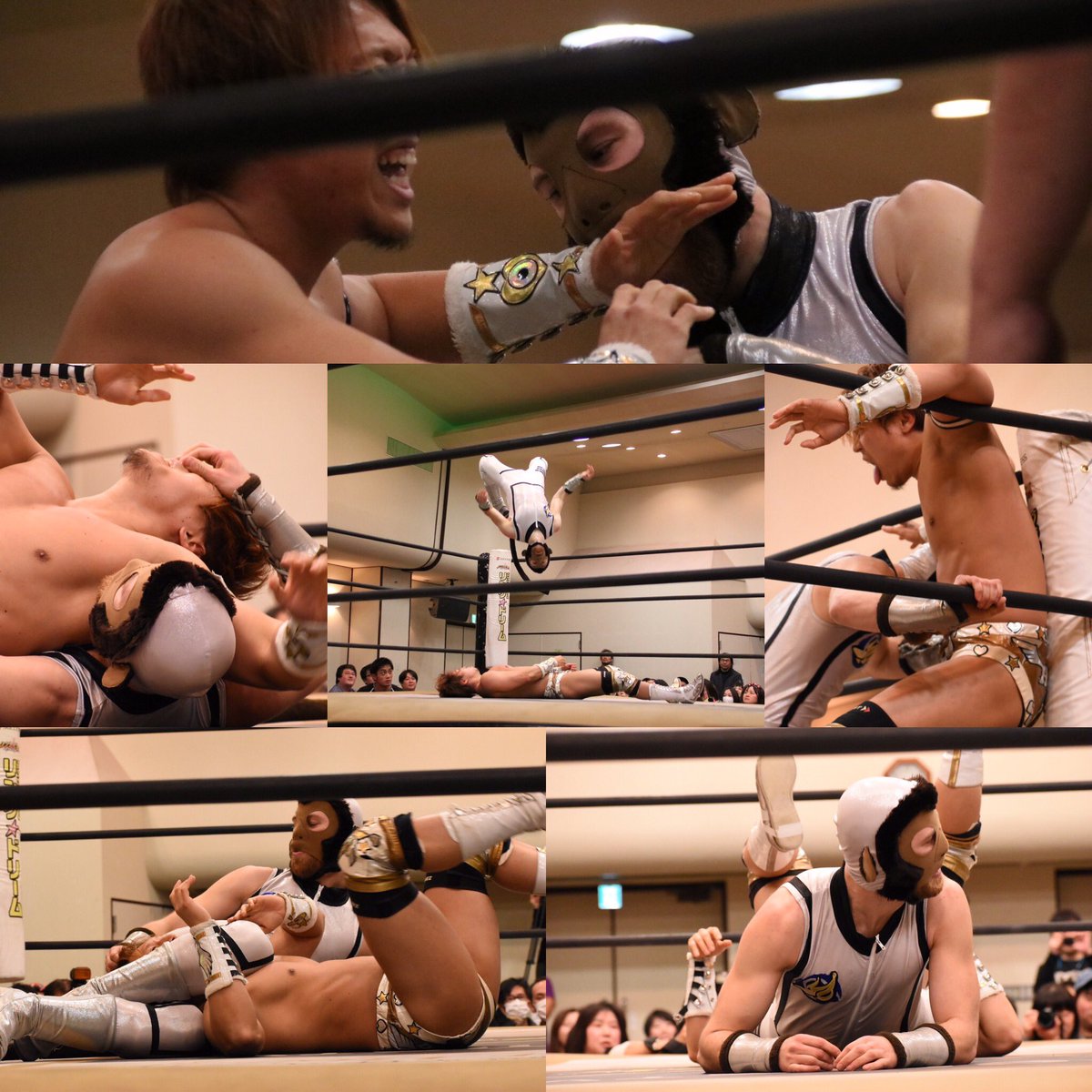 PWSpaceMonkey's tweet photo. 🚀🐒 win #StrongStyle match vs. @parakissk!!
#DDTpro #Itabashi #Tokyo #wrestling 2.2.2019 🐵🤩
#TokyoGo #Monkeysault #banana🍌 https://t.co/XSyYeRezD6