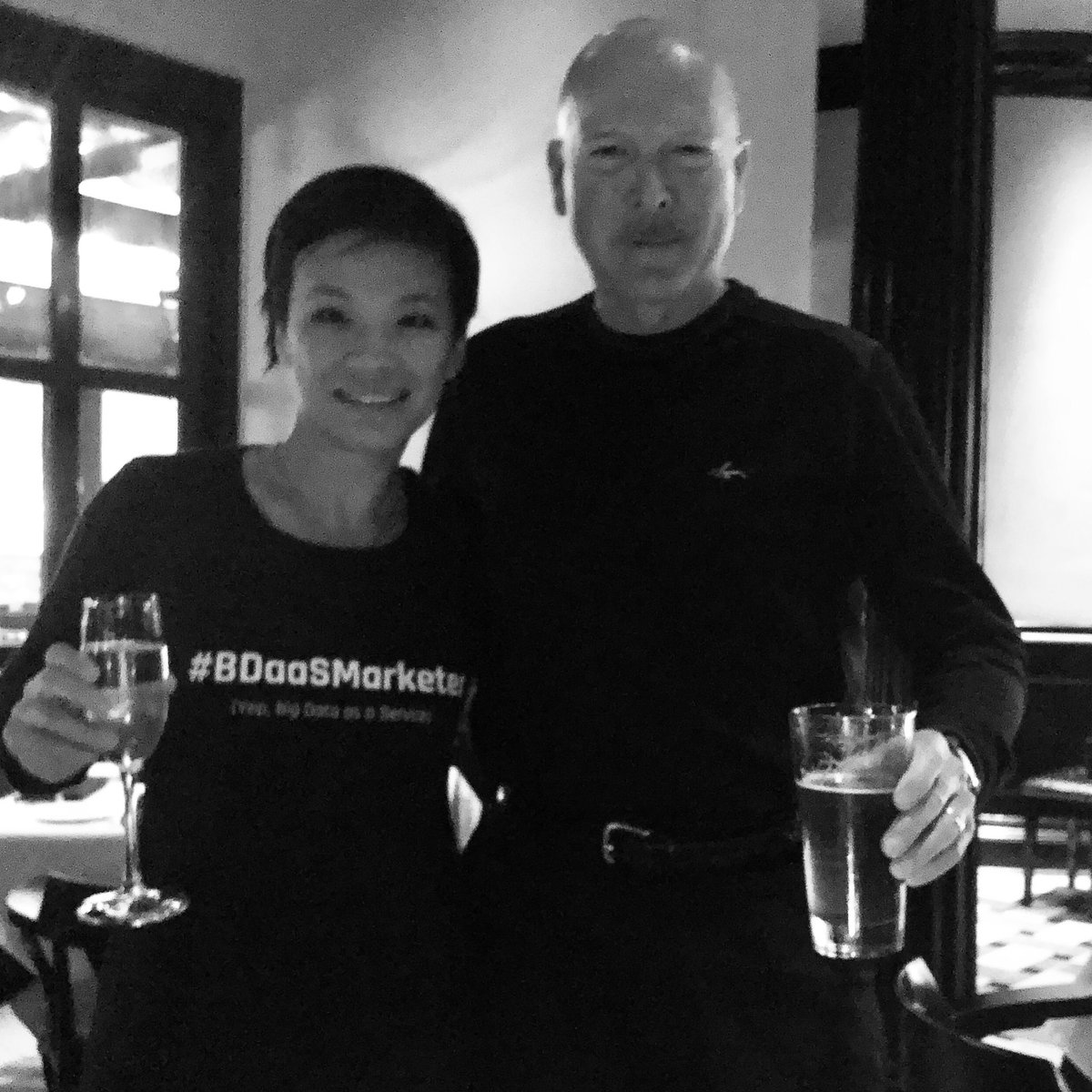tweet_linh_ho's tweet photo. I’m sporting our new tee at @Mill_All Big Data as a Service for marketer aka Bad ass marketer #BDaaSMarketer #MilleniumLive #condati https://t.co/ZJS0TyNY1Z