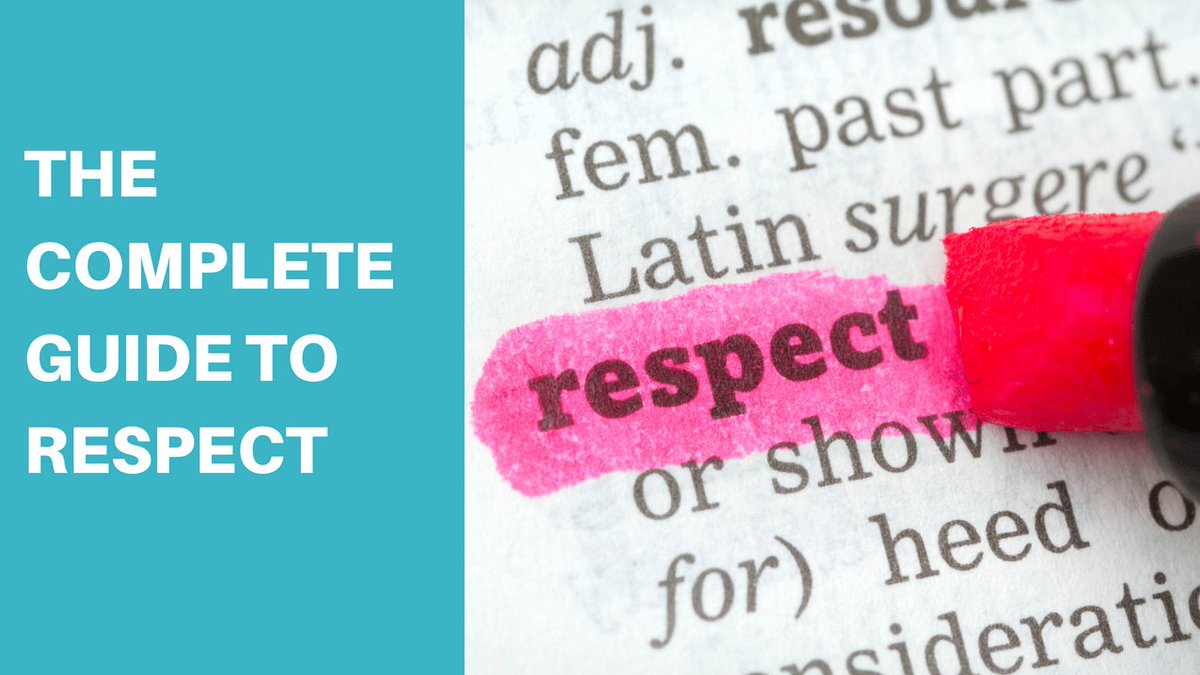 What actually works to get more respect? buff.ly/2Ew4jvn
