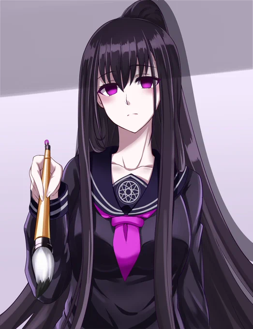 紫式部に絶対似合う黒セーラー
#FGO 