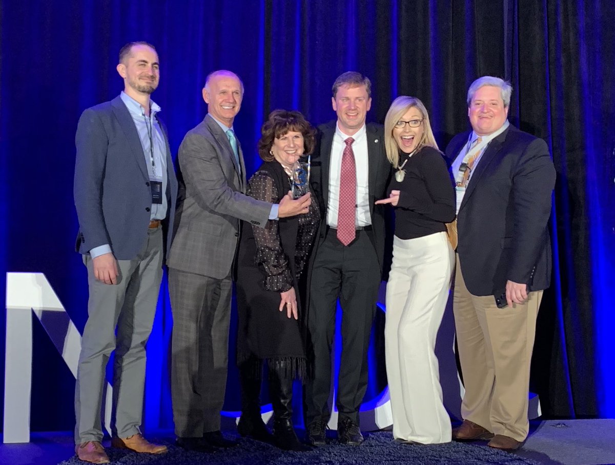 Tonight, <a href="/RockHillSchools/">Rock Hill Schools</a> was acknowledged and celebrated at #NCDC19 for a shared commitment to building relationships, a collaborative culture, &amp; community partnerships through an instructional model that makes learning personal &amp; relevant for all. #OneMissionOneTeamOneRockHill