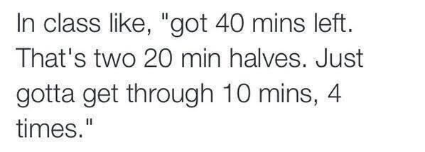 Me in class..