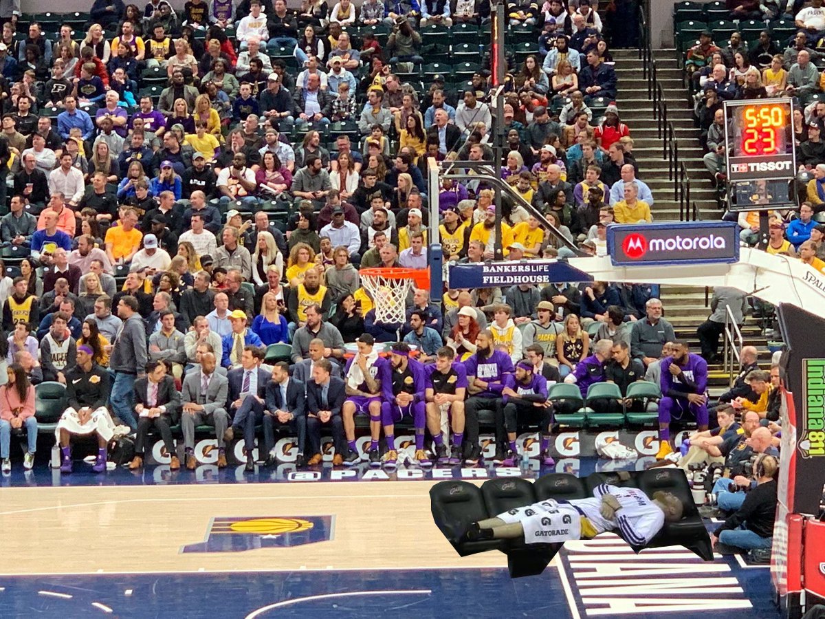 Rob Perez on Twitter "A very important development in the LeBron bench