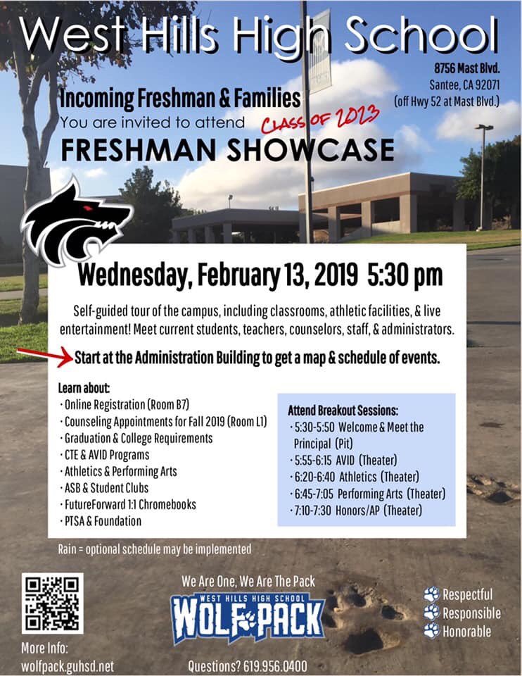 Come check out our wonderful programs and beautiful campus on Wednesday 2/13.
