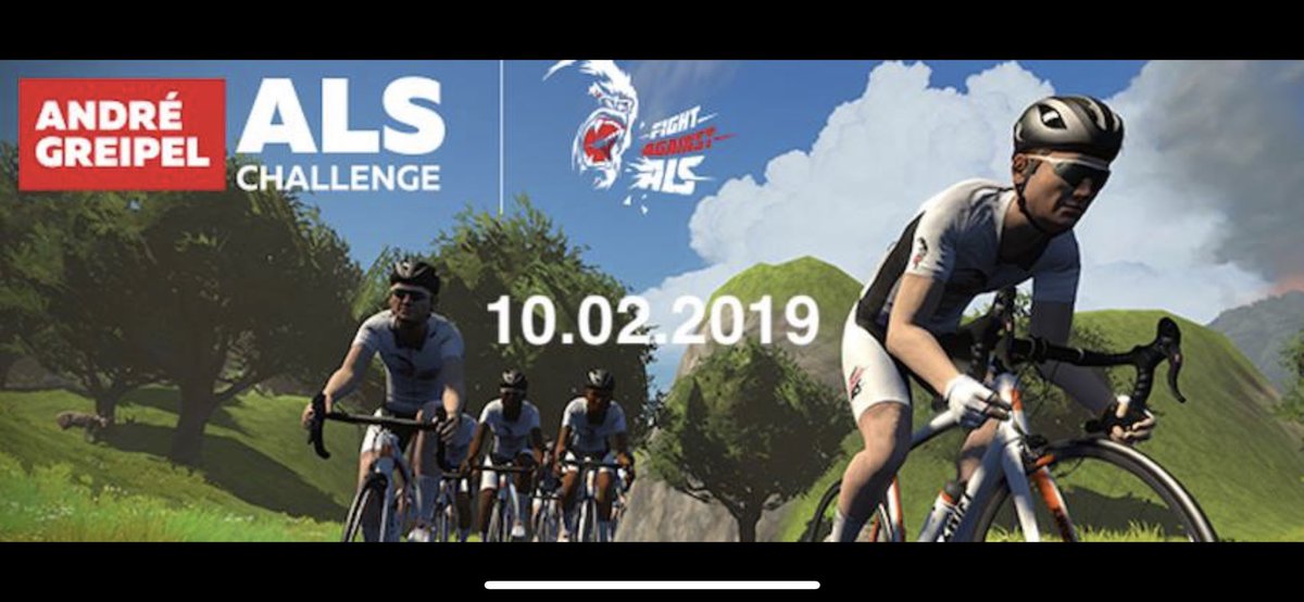 Join me and a lot of other <a href="/GoZwift/">Zwift</a> user on February 10th as we ride together and raise funds for ALS research. We'll have a group workout together with time to chat about the FIGHT AGAINST ALS, how to support and of course cycling as well.
andregreipel.de/en/fight-als_e…
<a href="/WarrenBarguil/">barguil</a>