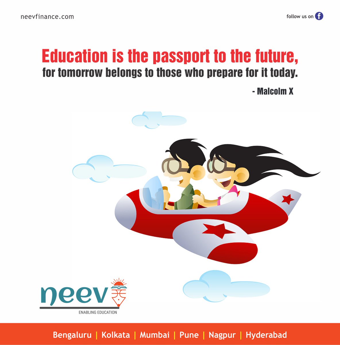 NeevFinance's tweet photo. #ImportanceOfEducation #PrepareForTomorrow #educationisthesteppingstonetosuccess #schoolfeesfinancing #neevfinance #educationloans #happykids https://t.co/7yQW9MRDxR