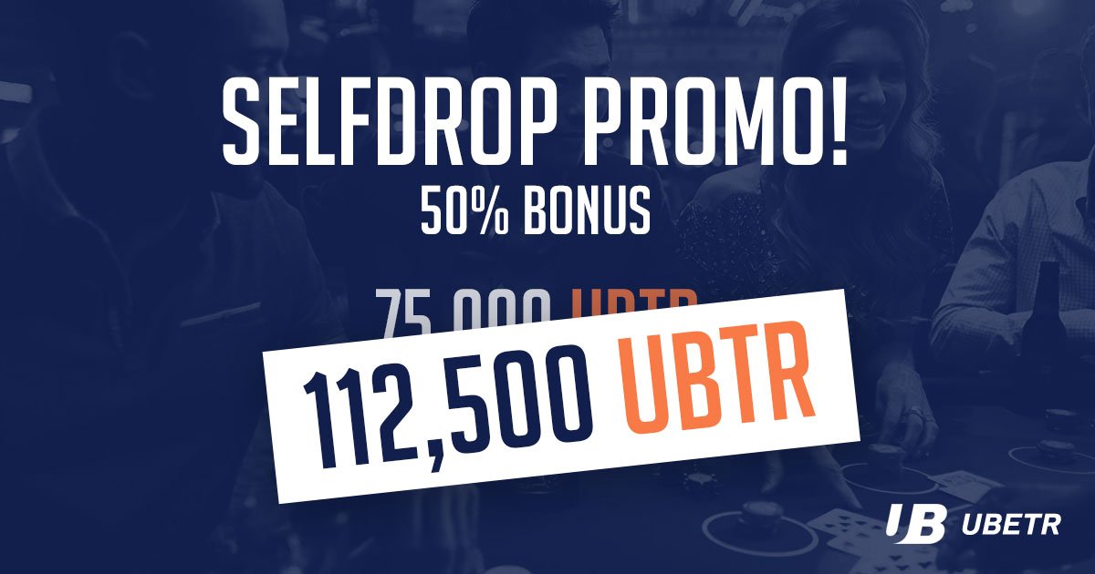 LIVE UBETR PRESALE + 50% BONUS ( Feb 6 - 9 )

Join UBETR presale and avail our limited bonuses!

.01 ETH = 75,000 UBTR (+50%)
1 ETH = 7,500,000 UBTR (+50%)

Click here: ubetr.com/selfdrop 
Refer and play: play.ubetr.com 
Join Bounty: ubetr.com/bounty 

#UBTR