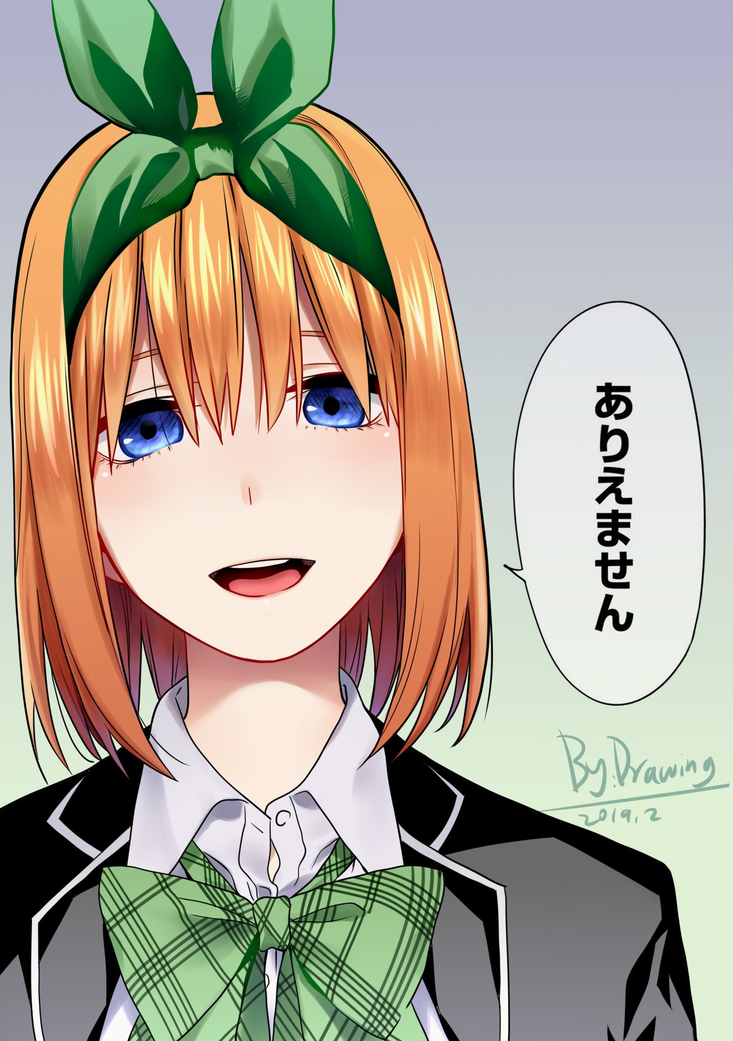 Drawing 五等分の花嫁 72四葉 T Co Ahjxwsh6po Twitter