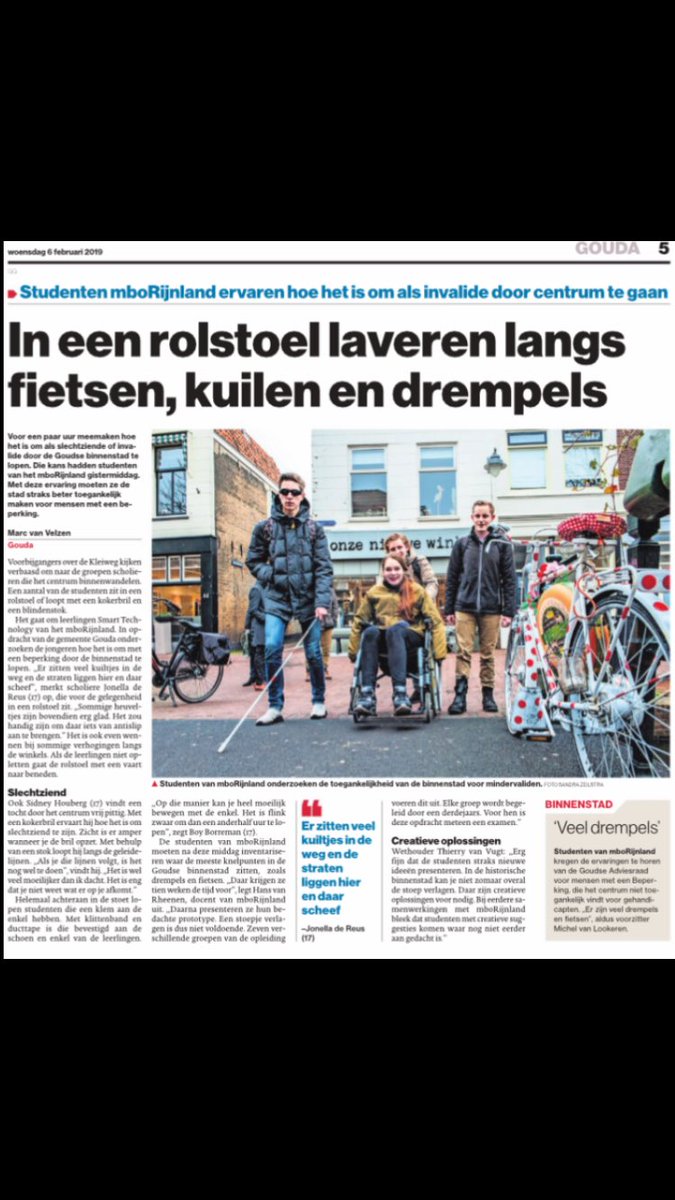 Goeie actie ⁦<a href="/mboRijnland/">mboRijnland</a>⁩ #Gouda ⁦<a href="/GemeenteGouda/">Gemeente Gouda</a>⁩ ⁦<a href="/GABGouda/">GAB Gouda</a>⁩ 👍🏻👇🏻👇🏻 #iedereendoetmee
