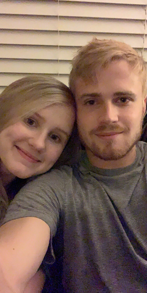 _rachhart_'s tweet photo. When your boyfriend lets you test out the product on him as a trial run #twinning #loveofmylife https://t.co/9yMqMdny0L