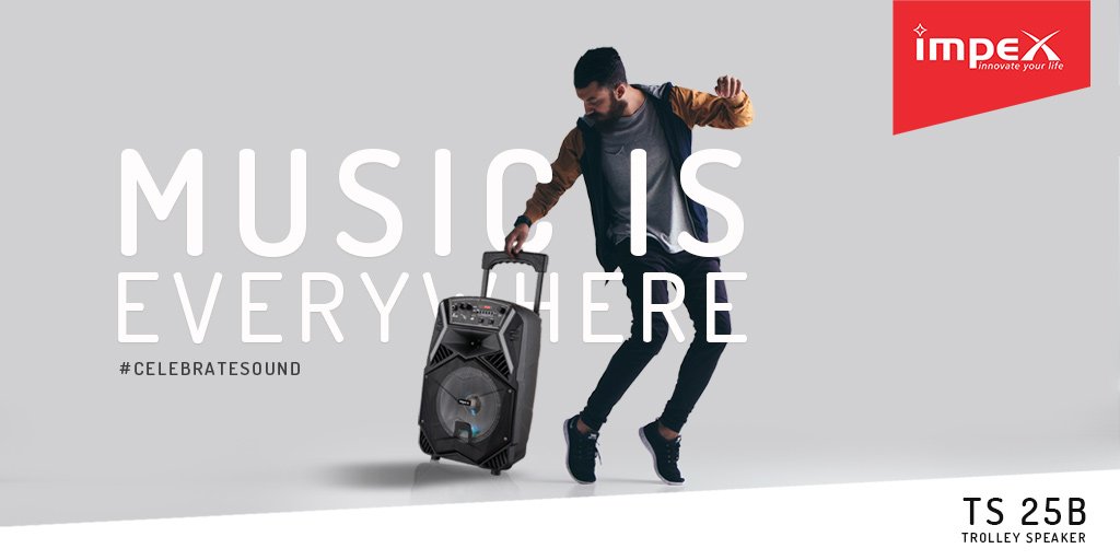 impex trolley speaker ts25b