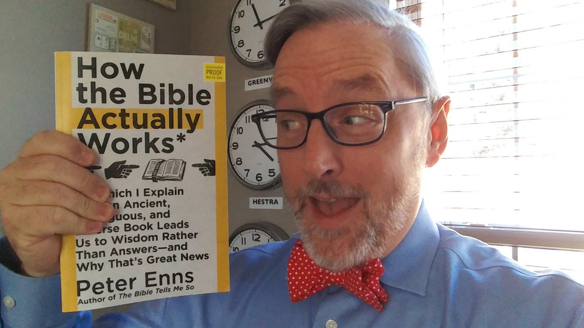 marcapitman's tweet photo. I love learning. But it's a special treat to be on a book launch team! Already 2 chapters in and it's like chatting with @peteenns.
#wisebible #harperonepartner
The book is available for preorder at:
http://peteenns.combhow-the-bible-actually-works https://t.co/4YbsHOH0nr