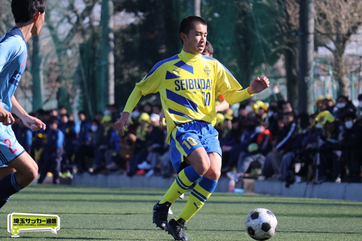 埼玉サッカー通信 V Twitter 武器のドリブルから２戦連続の決勝点 戦国武将と同じ名前を持つエース 埼玉県高校サッカー新人大会決勝 西武台 Vs 聖望学園 埼玉サッカー通信 T Co 5xywbtw8ez