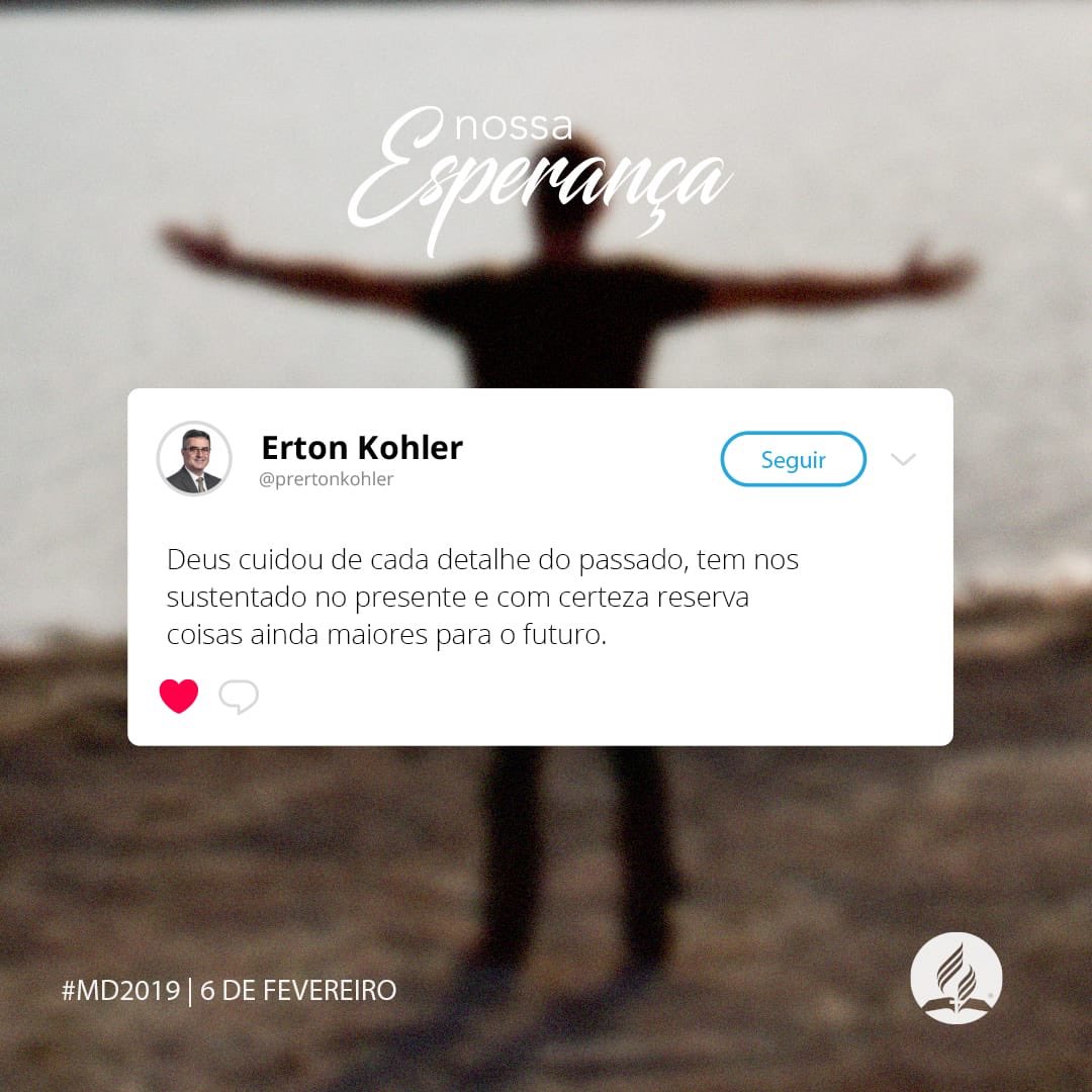 #MD2019| Deus guiou cada passo de Sua igreja na América do Sul. A 103 anos éramos um “Continente Negligenciado” e hoje somos uma igreja forte e missionária, que ajuda outras regiões negligenciadas do mundo. Fiéis a Deus e à missão teremos bênçãos ainda maiores. #NossaEsperança