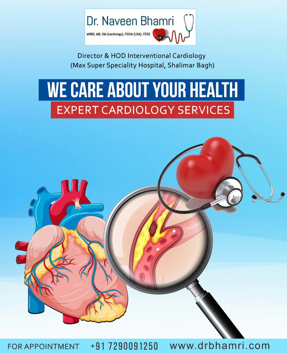 We Care About Your Health 👨‍⚕️🎗
Expert Cardiology Services👨‍⚕️🎗
Book Appointment👨‍⚕️🎗
Call : +91-7290091250👨‍⚕️🎗
Visit: drbhamri.com 👨‍⚕️🎗
#cardiology #heart #heartattack #bestcardiology #interventional #cardiologist