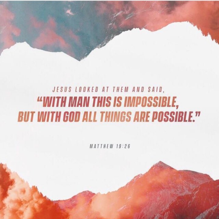 YBagumbong's tweet photo. WITH GOD ALL THINGS ARE POSSIBLE. ☝️ https://t.co/B3gCWHFWSa