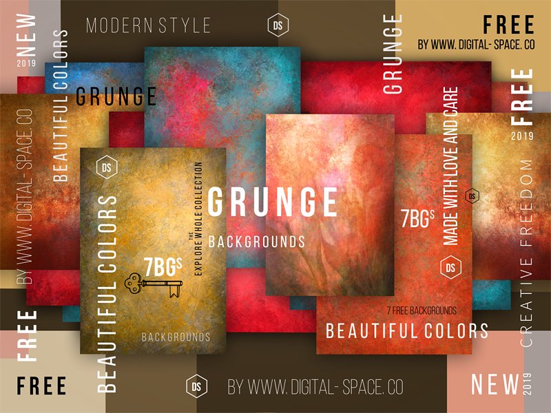 7 #Free Bold and Energetic #JPEG #Grunge #Backgrounds. #Download them here: digital-space.co/free/7-free-bo… #psd #psdTemplate #freebie #freePSD #photoshop #graphic #design #graphicdesign #textures
