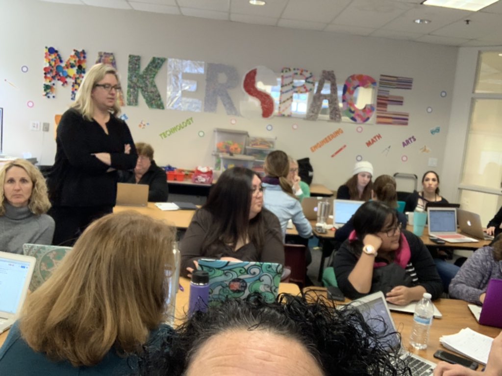 MrsReilly2WR's tweet photo. "C" is for collaboration! Thank you @SarahHeffron for sharing your wisdom. #earlyreleaseday @WitterRanchElem @NatomasUSD https://t.co/MaaAdmsJAD