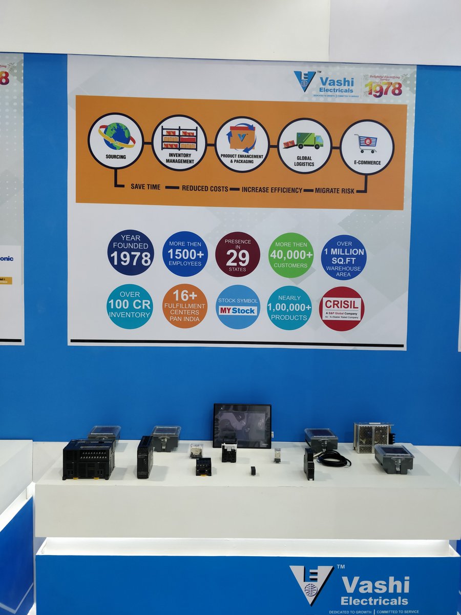 vashiisl's tweet image. Delighted to inform you that Vashi Electricals won the award for &quot;The Best Stall&quot; at DistribuELEC, Mumbai 2019!! #DistribuELEC #VashiElectricals #Exhibition