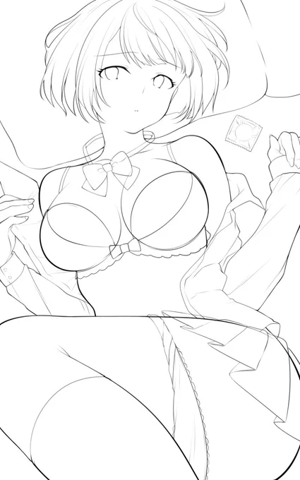 線画おわたア 