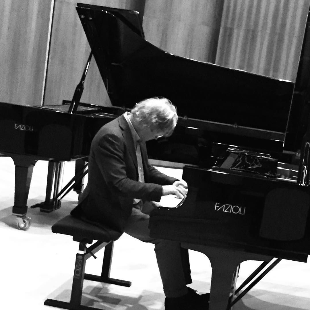 Reposting @pianoforum.dk: ... "Mr. Paolo #Fazioli, President and Founder of Fazioli Pianoforti, @ the selection of a new F278 concert grand for @pianoforum.dk