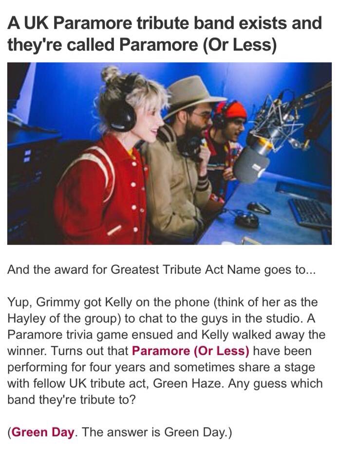 1 year ago! <a href="/paramore/">paramore</a> @yelyahwilliams <a href="/BBCR1/">BBC Radio 1</a>