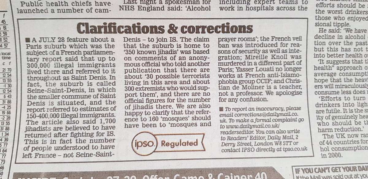 That's quite the apology. #DailyMail