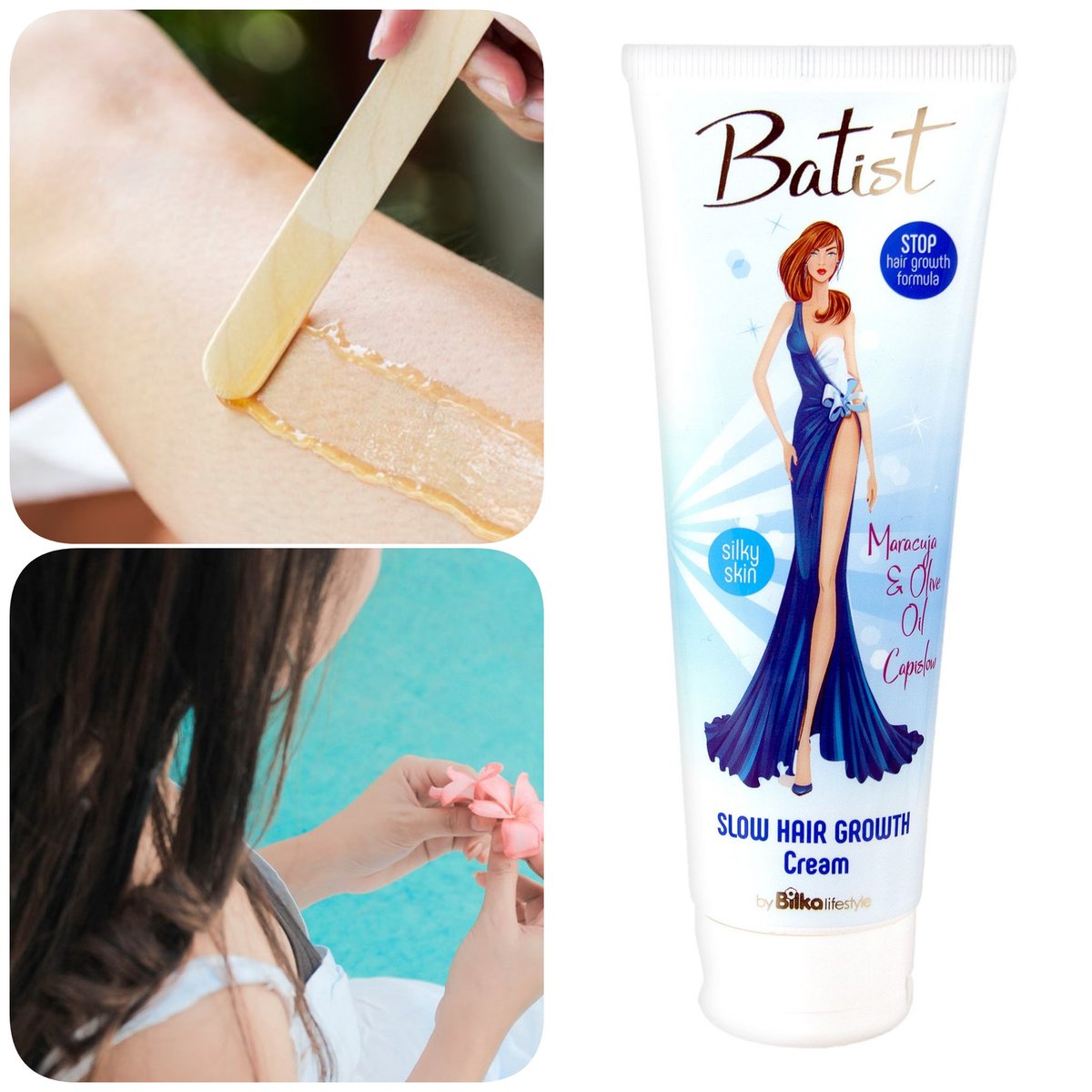 Крем після депіляції, що зволожує та ніжить шкіру. Має олійковий, але не липкий ефект. Найважливіше: крем заповільнюе ріст волосся!!! І це доведено!
Ціна- 190 грн., 200 мл.