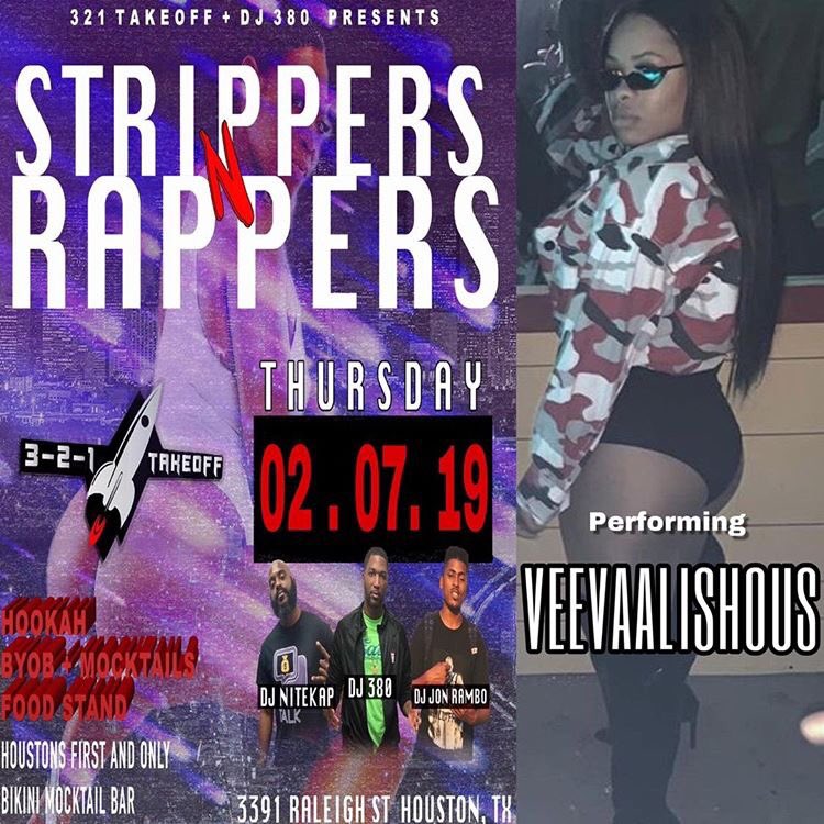 VNTGEE1's tweet photo. STOP FUCK’N PLAYIN!! 🥰@VEEVAALISHOUS LIVE 02/07/19 #THURSDAY LIKE &amp; SHARE BE THERE!! Performing live "they’re looking for the hottest artist to put on the radio 
1.Must have good stage presentation.
2.Move the crowd.
3.Have good supporters. 
Come see some of the baddest dancers! https://t.co/kFQGxueXCz