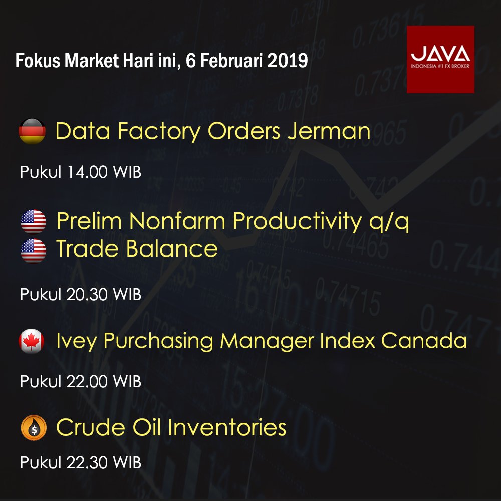 futures_java's tweet image. Informasi Seputar Edukasi, Layanan dan Keuntungan Trading di Java Global Futures
Hubungi CS Java FX : 081317878880
#fokusmarket #analisaforexjava #analisaharianforex #pasarforex #belajarforex #trainingforex #analisaforex #dailymarketupdate #javanews #javaglobalfutures