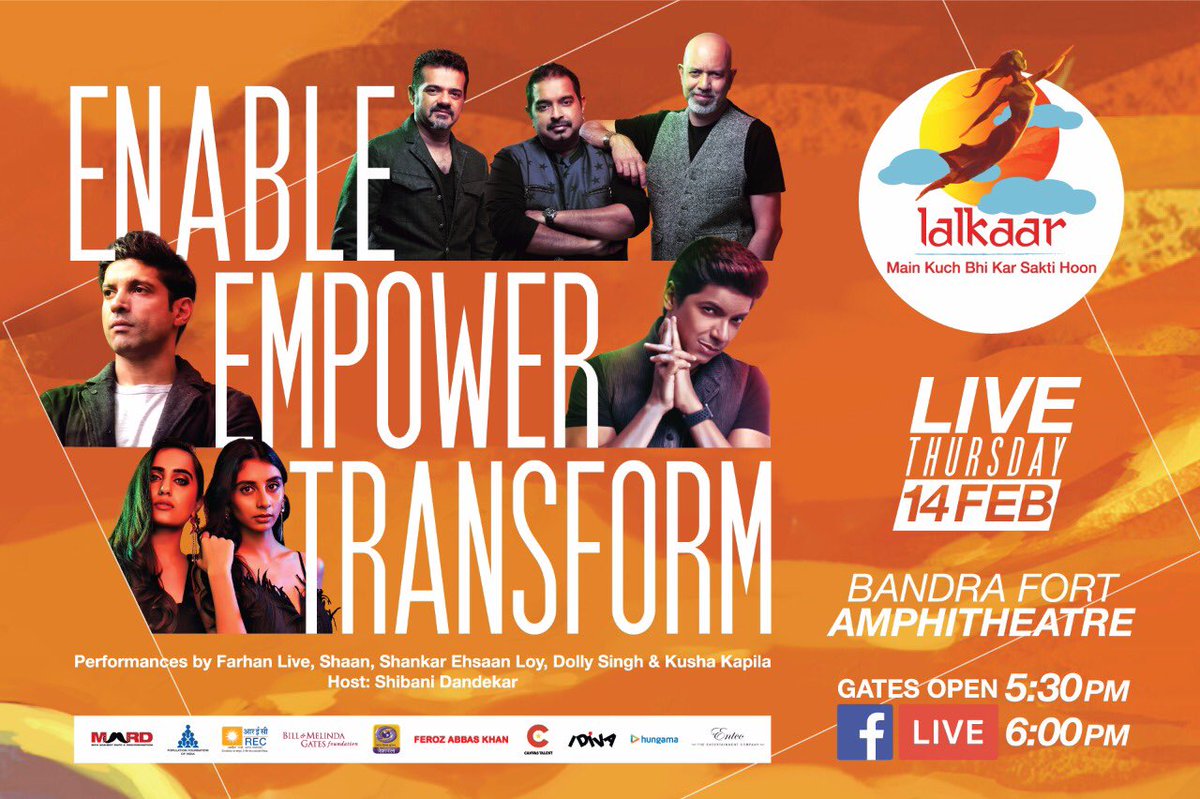 Tickets for #Lalkaar 2019 are now LIVE on <a href="/bookmyshow/">BookMyShow</a>. Register here at bit.ly/Lalkaar2019 &amp; log on to lalkaar.in &amp; commit to #genderequality. #MKBKSH