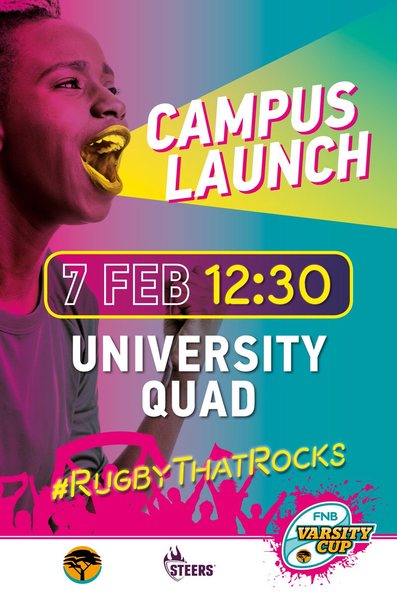 UWConline's tweet photo. Tomorrow you will have an opportunity to meet the players at the official Varsity Cup 2019 campus launch. They are gearing up for their first home game against FNB Shimlas - from the University of the Free State - on Monday, 11 February 2019. #LetsGetBehindUdubs #BePlayer16 https://t.co/gA9sG9sRq0