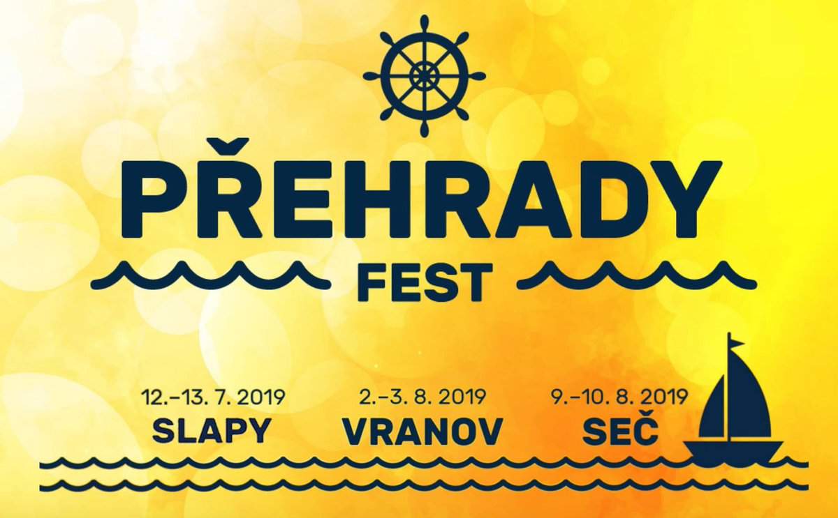 Už se letos těšíte na PŘEHRADY fest? ☀ My také! 🤗 
A dokonce už známe další termín, a to 12. - 13. července, kdy to bude žít na Slapech! 🤽‍♂️ Mrkněte na TicketLIVE a zakupte si vstupenku již nyní za výhodnou cenu. 😎
Slapy, Vranov nebo Seč? Kam vyrazíte? 🤔